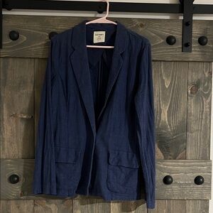 Old Navy Navy Blue Casual Blazer